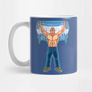 The Hunk Argentina Football Fans Mug